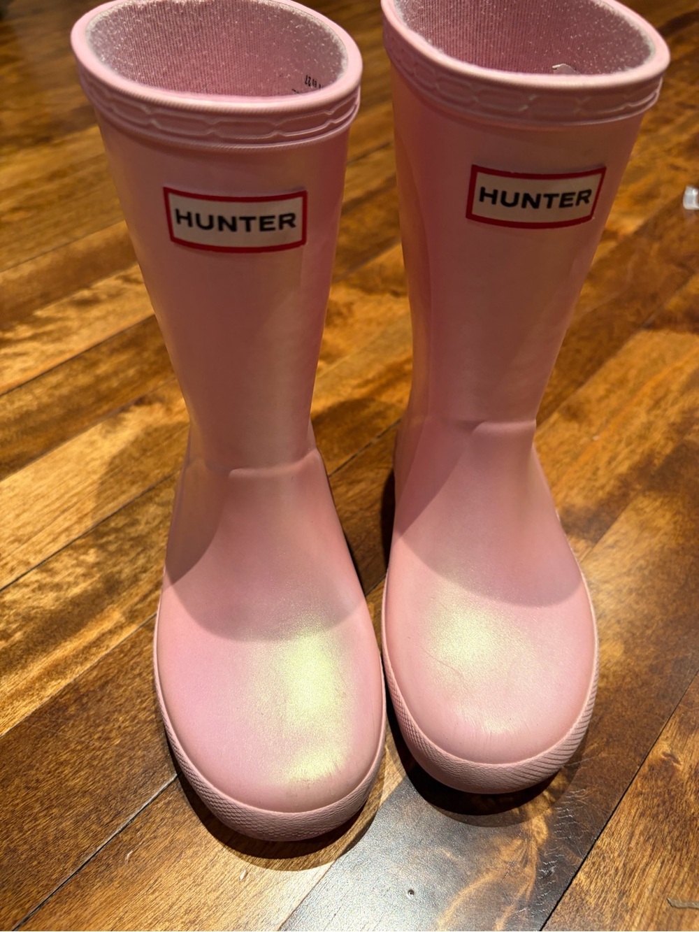 Hunter Kids Light Pink Rain Boots